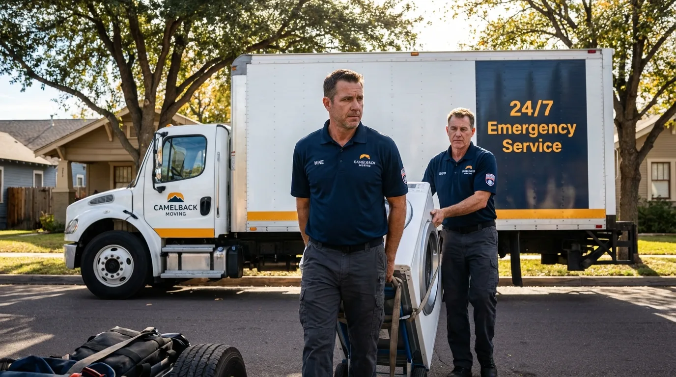 CamelBack Moving crew loading furniture in North Miami Beach, FL